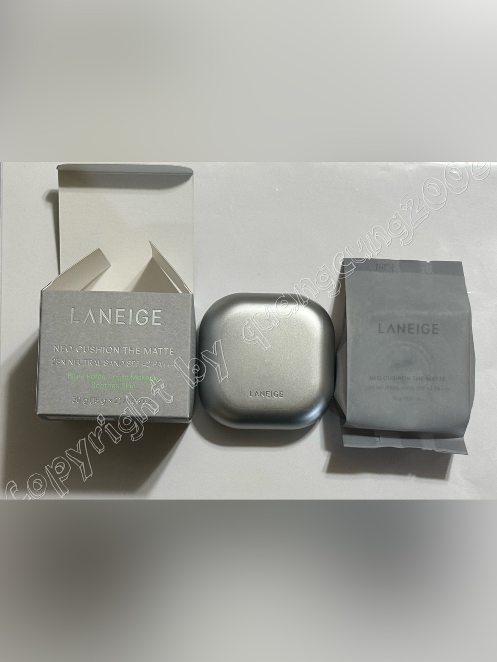 LANEIGE Neo Cushion The Matte 15g x 2pcs 2026 NEW SPF42 PA+++ #23N Neutral Sand